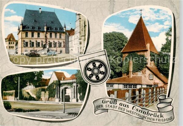 Osnabrueck Die Stadt des westfaelischen Friedens Historisches Rathaus Waterloo-T