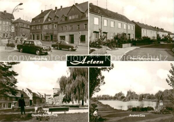 Artern Unstrut Rathausplatz Franz-Schubert-Strasse Geschwister-Scholl-Platz Arat
