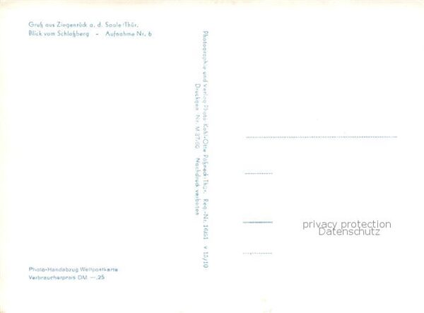 Ziegenrueck Thueringen Panorama Blick vom Schlossberg – Bild 2