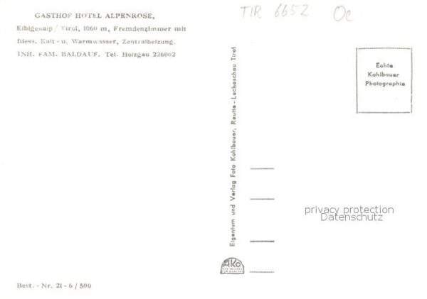 Elbigenalp Lechtal Tirol AT Gasthof Hotel Alpenrose Wintersportplatz Alpen – Bild 2