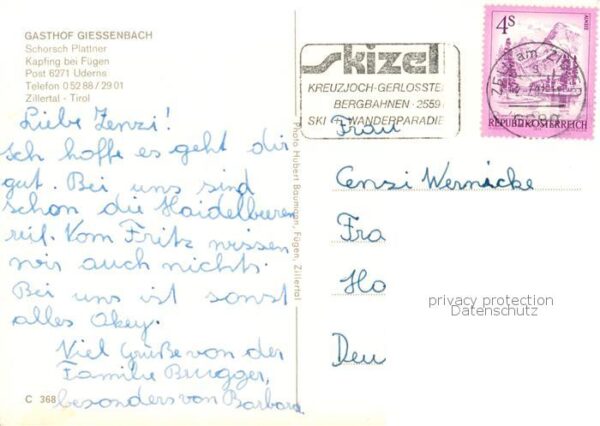 Uderns Gasthof Giessenbach – Bild 2