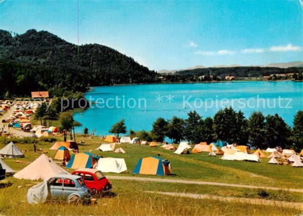 Klopeinersee Kaernten AT Campingplatz am See