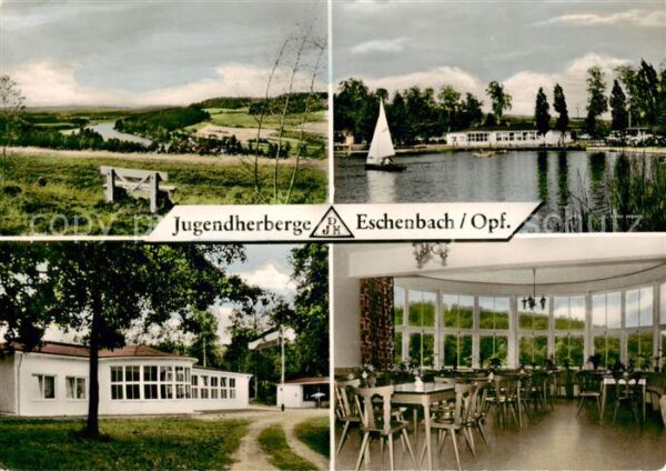 Eschenbach Oberpfalz Jugendherberge Speisesaal Russweiher Landschaftspanorama