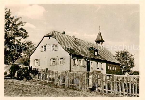 Vielbrunn Katholische Pfarrkurartie mit Kirche