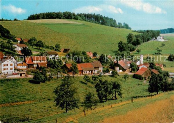 Ober-Sensbach Teilansicht mit Kirche