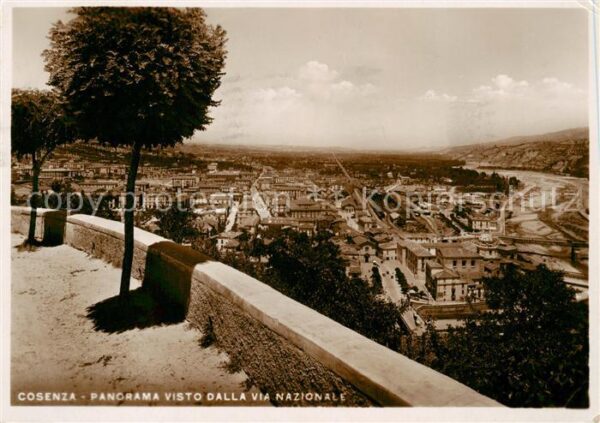 Cosenza Calabria IT Panorama visto dalla Via Nazionale