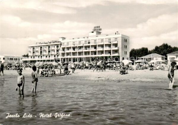 Jesolo Lido IT Hotel Grifone Spiaggia Hotel am Strand