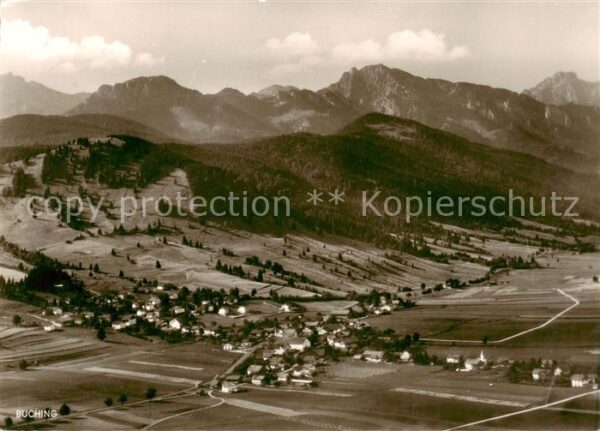 Buching Gesamtansicht mit Alpenpanorama