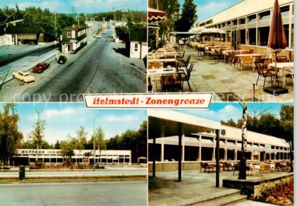 Helmstedt Zonengrenze Grenzuebergang Restaurant Terrasse
