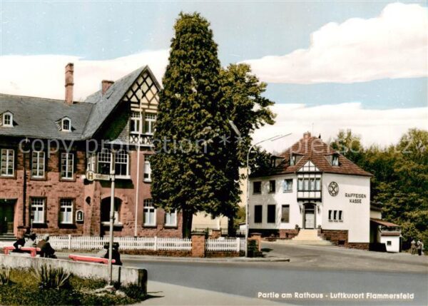 Flammersfeld Partie am Rathaus Luftkurort