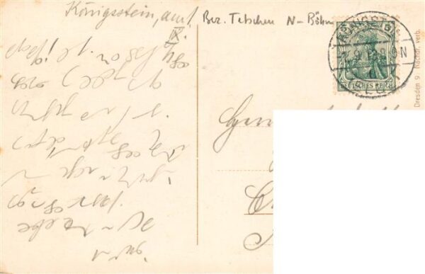 Herrnskretschen Boehmen Hrensko CZ Teilansicht – Bild 2