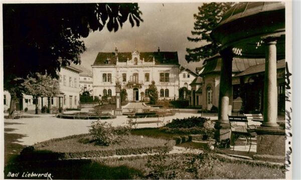 Bad Liebwerda Lazne Libverda CZ Kurhaus Platz