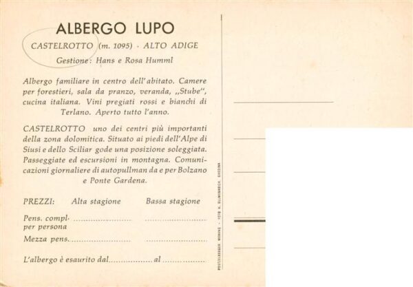 Castelrotto  Kastelruth IT Albergo Lupo Panorama Alpen – Bild 2