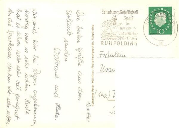 Ruhpolding Ortsansicht mit Kirche – Bild 2