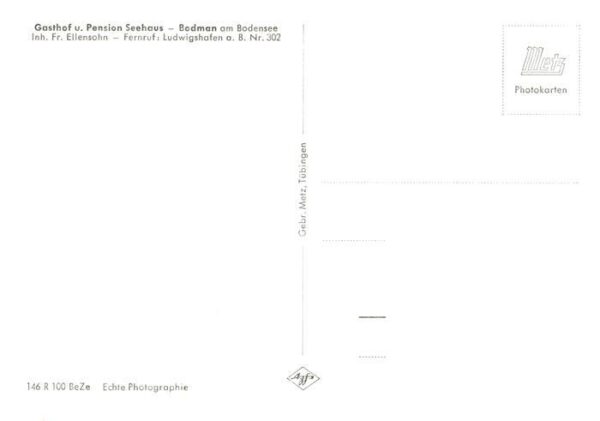 Bodman-Ludwigshafen Bodensee Gasthof Pension Seehaus – Bild 2
