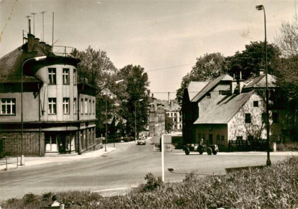 Vejprty Weipert CZ Ortszentrum Hauptstrasse
