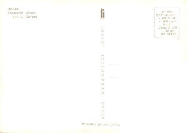 Brzeg Brieg Schlesien PL Fragment Rynku – Bild 2