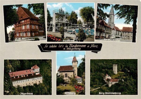 Bockenem Superindendentur Stadtbad Kirche Jaegerhaus Dillsburg Burg Wohldenberg
