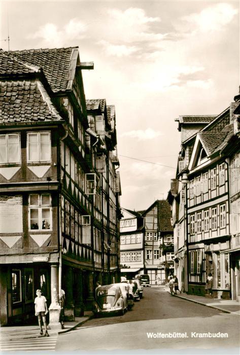 Wolfenbuettel Krambuden Altstadt Fachwerkhaeuser