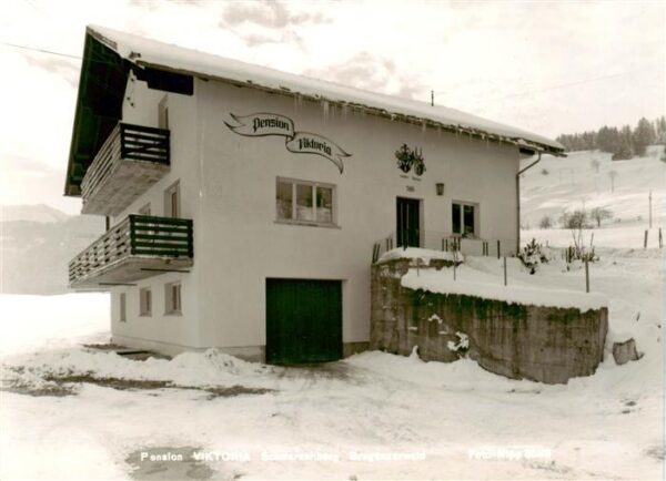 Schwarzenberg Vorarlberg Pension Viktoria im Winter