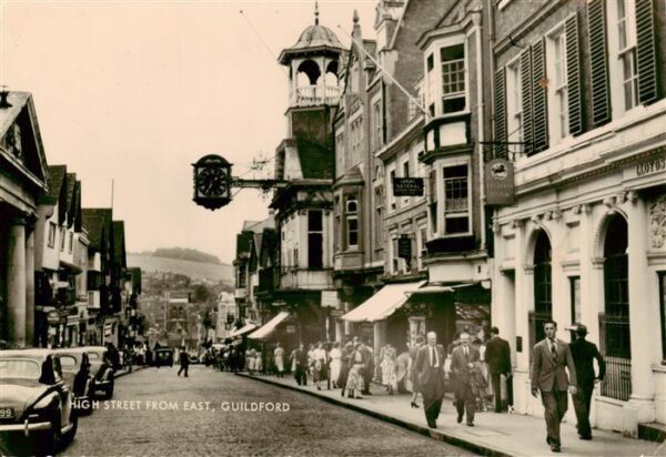 Guildford High Street from east