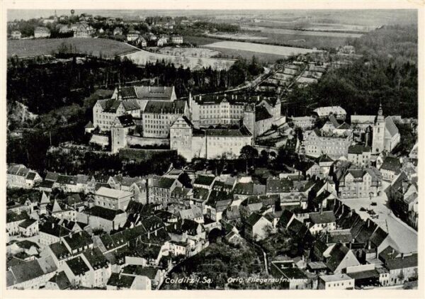 Colditz Original Fliegeraufnahme