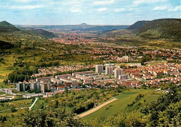 Geislingen  Steige Panorama Fuenftaelerstadt ueberkinger Strasse Altenstadt