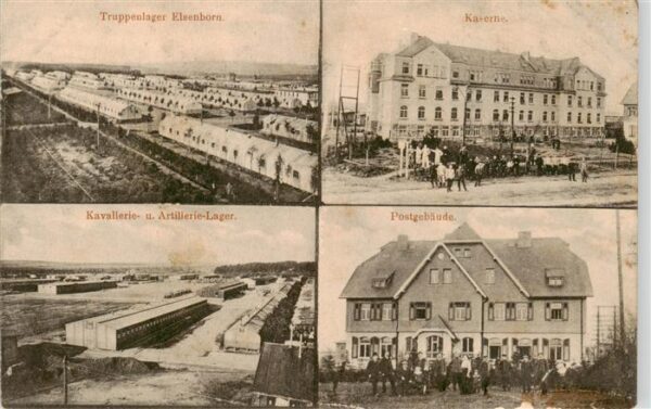 Elsenborn Belgie Truppenlager Kaserne Kavallerie- und Artillerie-Lager Postgebae
