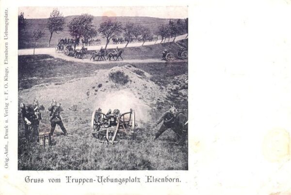 Elsenborn Belgie Truppenuebungsplatz Feldpost