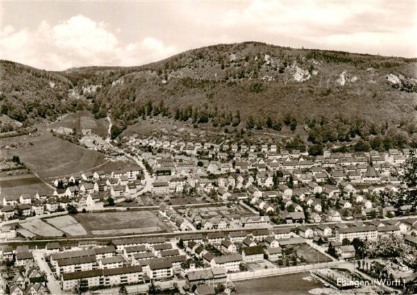 Ebingen Albstadt Fliegeraufnahme