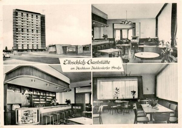 Bramfeld Hamburg Elbschloss Gaststaette am Hochhaus Haldesdorfer Strasse Gastrae