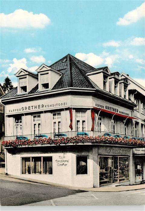 Badenweiler Kaffee Grether Konditorei