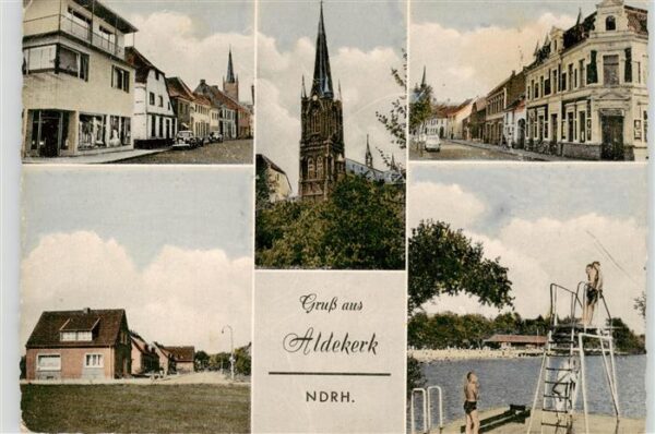Aldekerk Ortspartien Kirche Schwimmbad