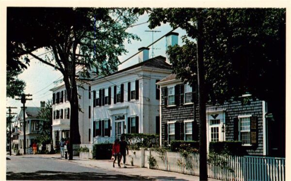 Edgartown Massachusetts USA Street scene on Marthas Vineyard