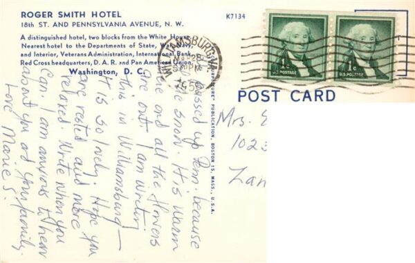 Washington  DC Roger Smith Hotel – Bild 2