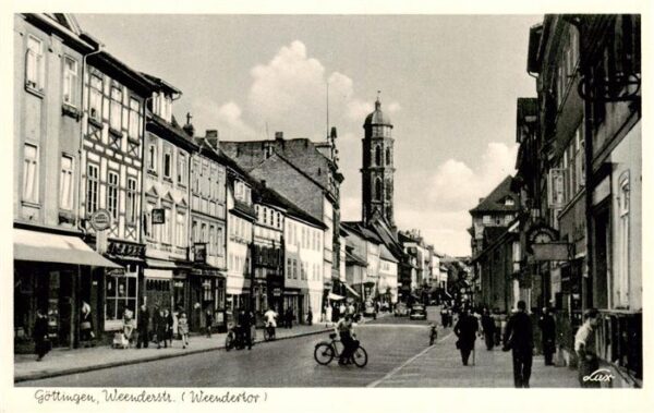 Goettingen  Niedersachsen Weenderstrasse Weendertor