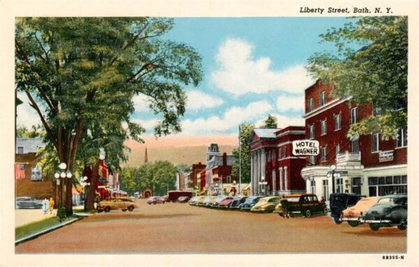 Bath New York USA Liberty Street Hotel Wagner