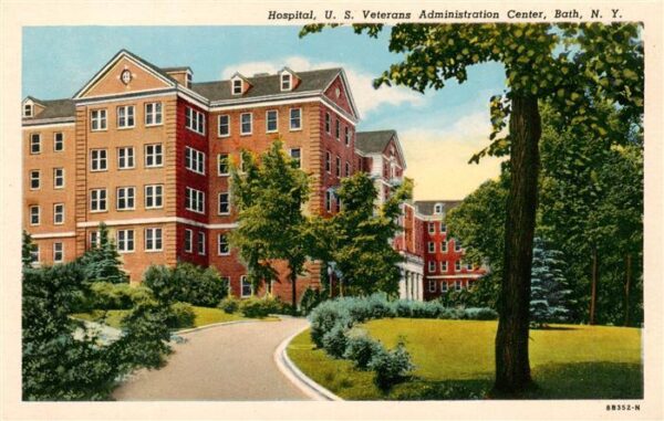 Bath New York USA Hospital U.S. Veterans Administration Center