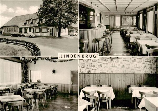 Kroeppelshagen-Fahrendorf Gaststaette Lindenkrug Saal Clubzimmer