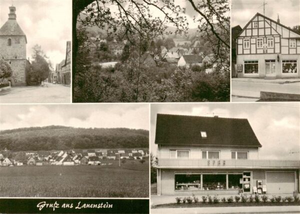 Lauenstein Salzhemmendorf Spar-Lebensmittel Laden Ortsansichten Kirche