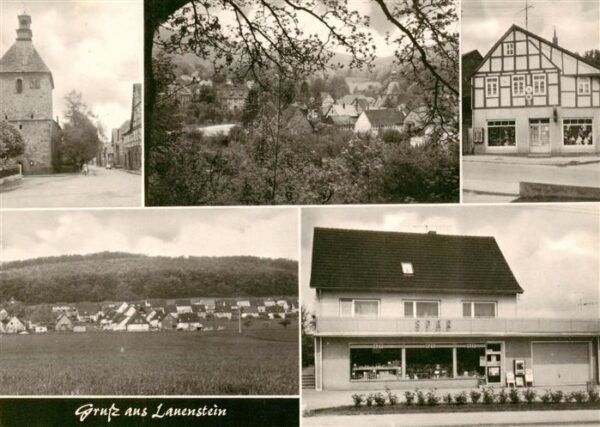 Lauenstein Salzhemmendorf Spar-Lebensmittel Laden Ortsansichten Kirche