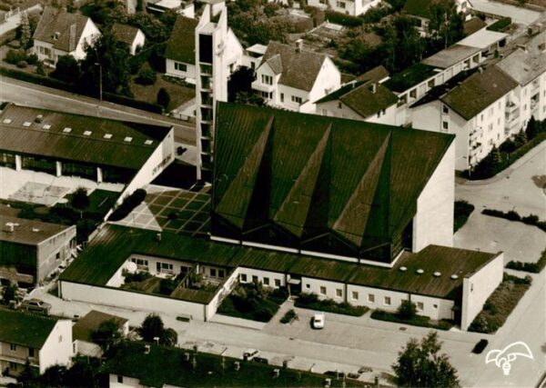 Altoetting Stadtpfarrkirche St Josef Fliegeraufnahme