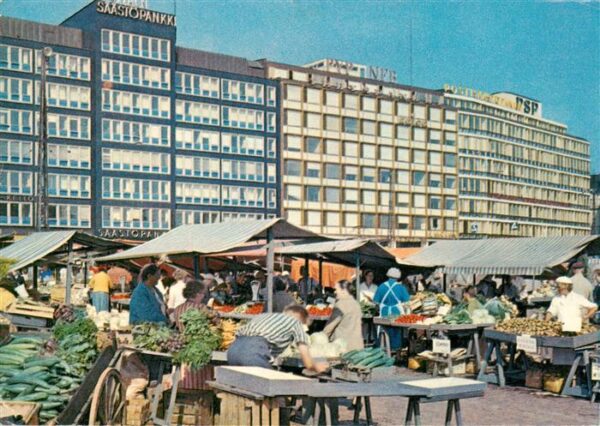 Helsinki Suomi The Hakaniemi Market