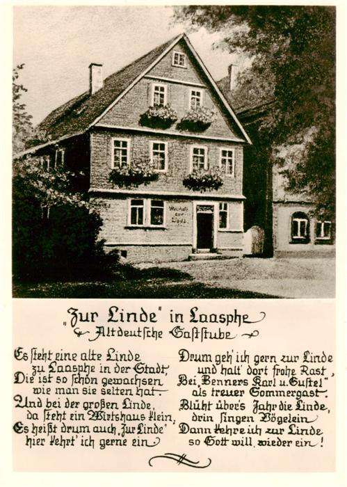 Laasphe Gasthaus Zur Linde