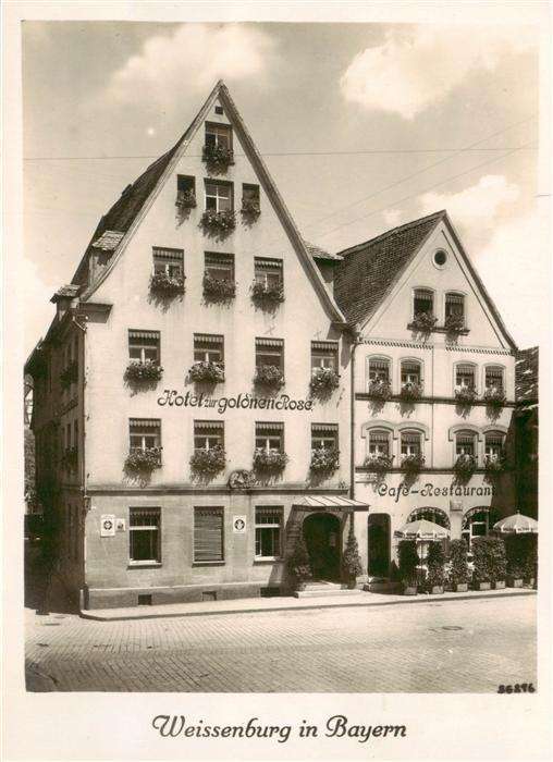 Weissenburg  Bayern Hotel zur goldnen Rose
