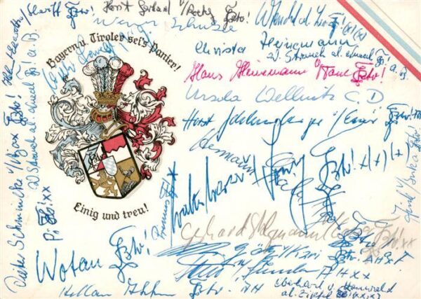 Friedberg  Hessen Landsmannschaft Bayern und Tiroler Wappen