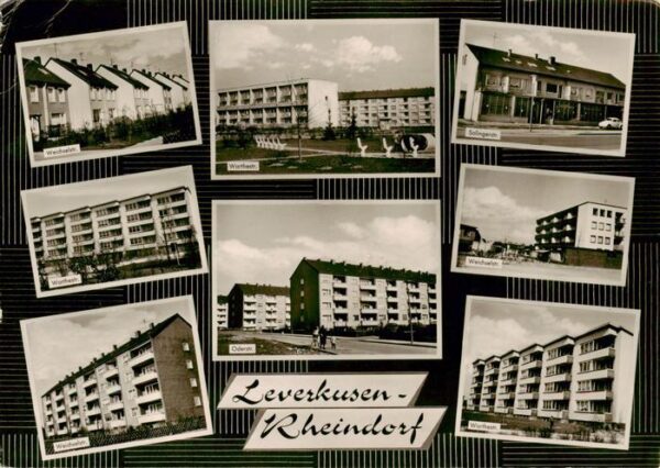 Rheindorf Leverkusen Weichselstr Warthestr Oderstr Solingerstr
