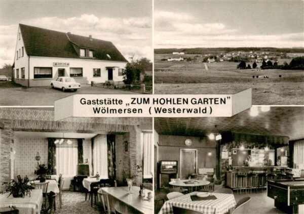 Woelmersen Gaststaette Zum hohlen Garten Gastraeume Panorama