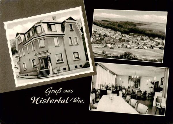 Nistertal Westerwald Gasthof Zur Quelle Gaststube Panorama