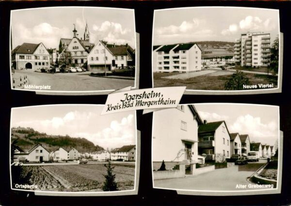 Igersheim Moehlerplatz Neues Viertel Ortspartie Alter Grabenweg